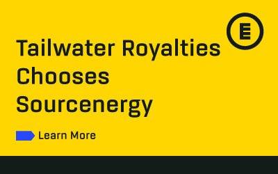 Tailwater Royalties Chooses Sourcenergy for its Energy Intelligence Needs